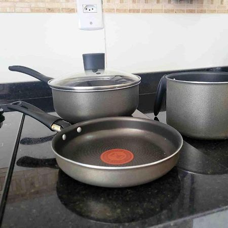 Grande Apt No Centro C/ Cozinha Completa Varanda Pocos de Caldas Luaran gambar